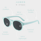 James - Seafoam Baby Sunglasses