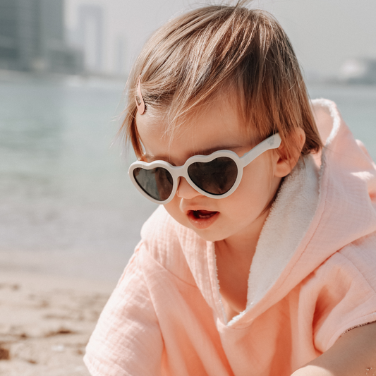 Ella - Cream Baby Sunglasses