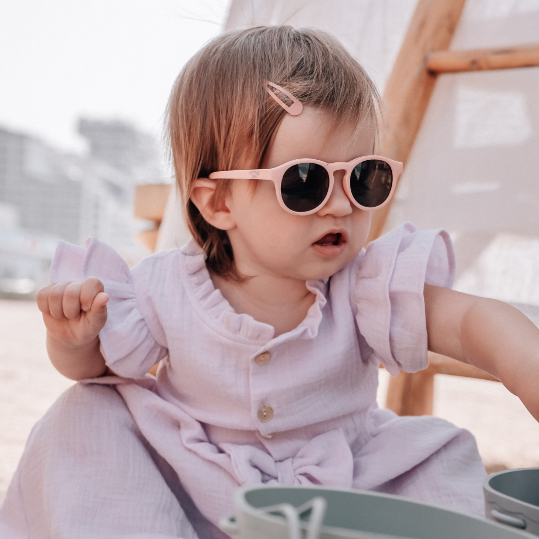 James - Peach Baby Sunglasses