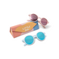 Cleo - Baby Blue Mirrored Kids Sunglasses