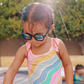 Cleo - Black Mirrored Kids Sunglasses