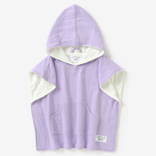 Hooded Beach Towel - Lavender (0-2 Years)