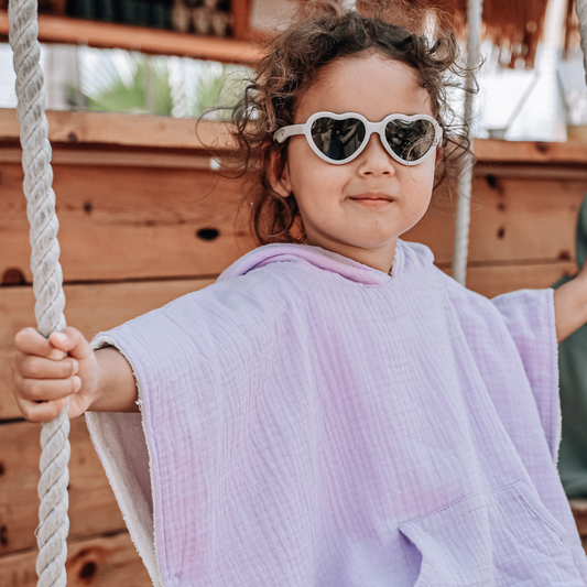 Hooded Beach Towel - Lavender (0-2 Years)