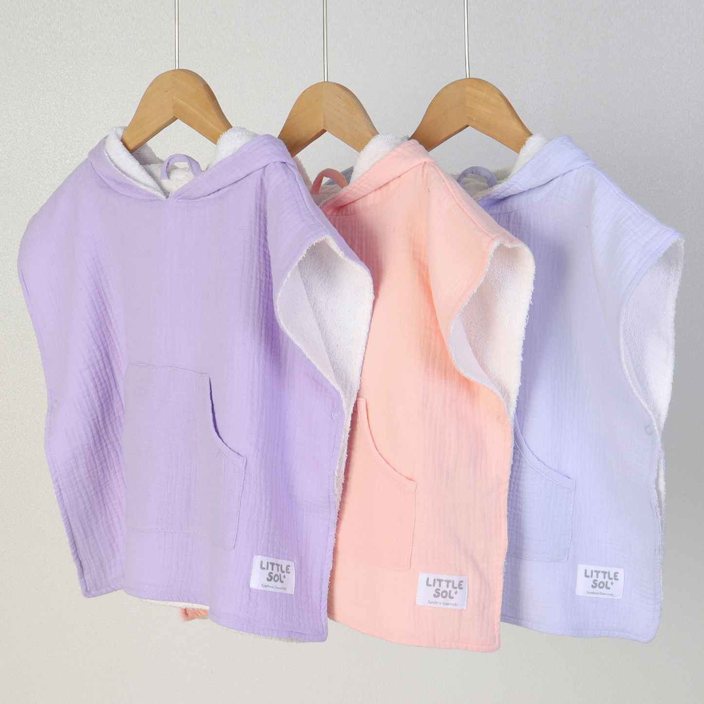 Hooded Beach Towel - Periwinkle (0-2 Years)